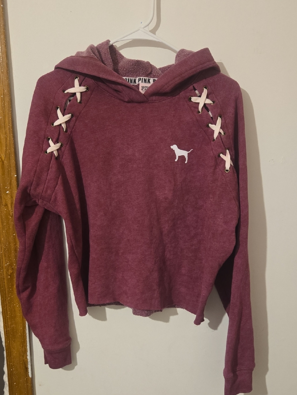 Victoria's Secret PINK Hooded Pullover - Maroon